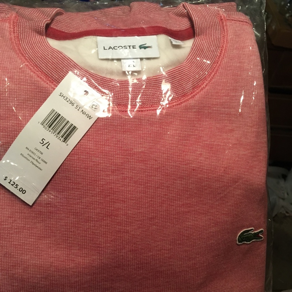 Men's Intense Flour Fine Lacoste Fleece Sweatshirt